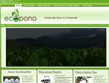 Tablet Screenshot of ecopono.com